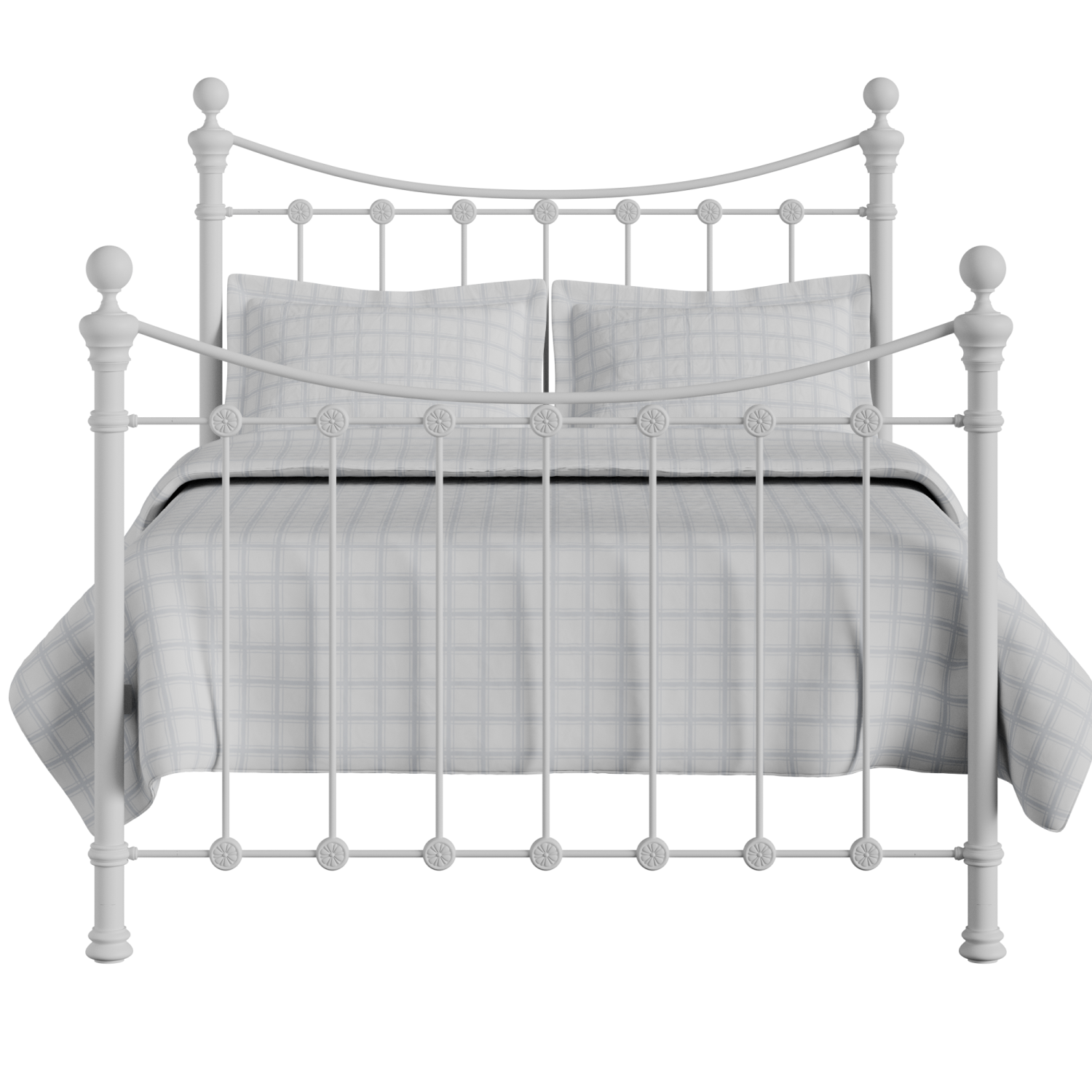 Selkirk Solo iron/metal bed in white