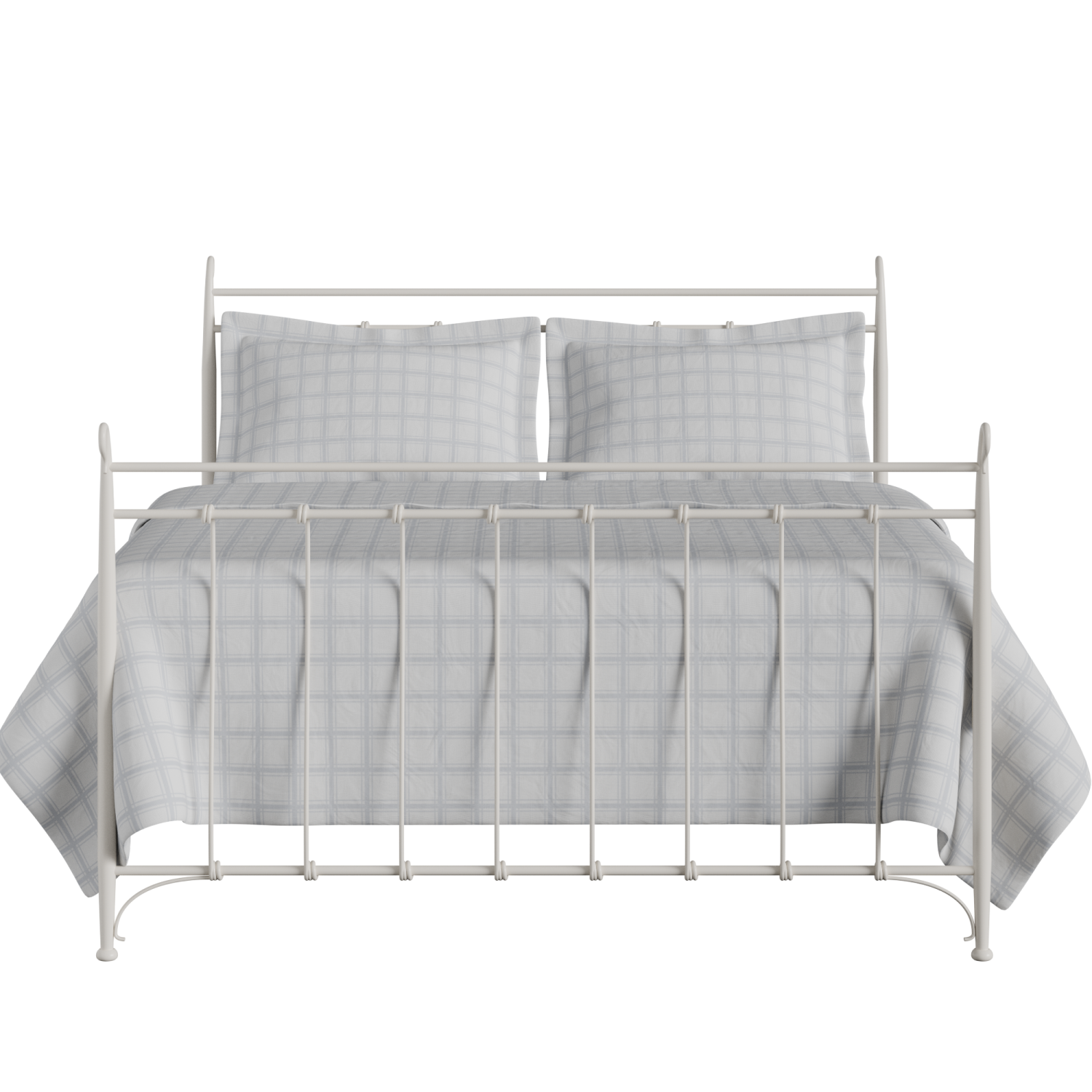 Tiffany iron/metal bed in ivory