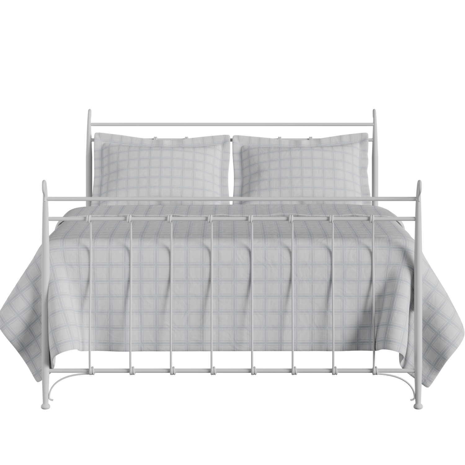 Tiffany iron/metal bed in white