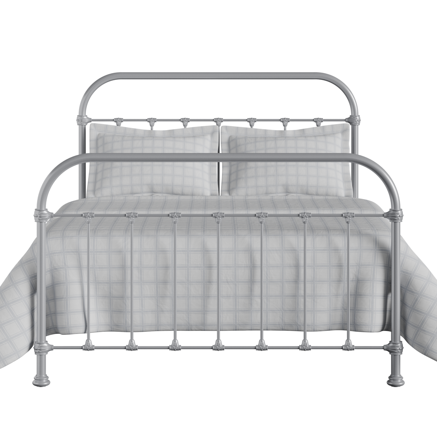 Timolin iron/metal bed in silver