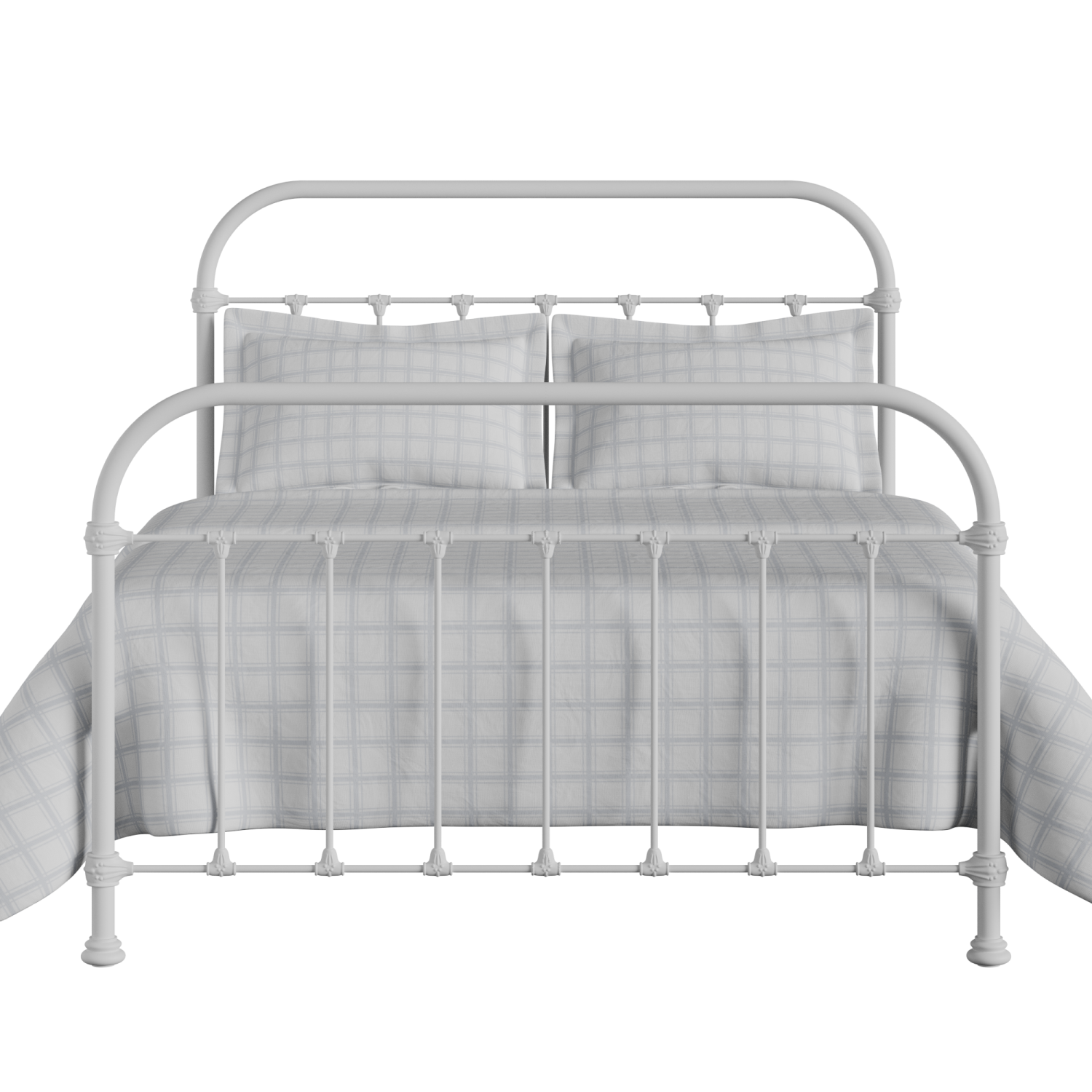 Timolin iron/metal bed in white