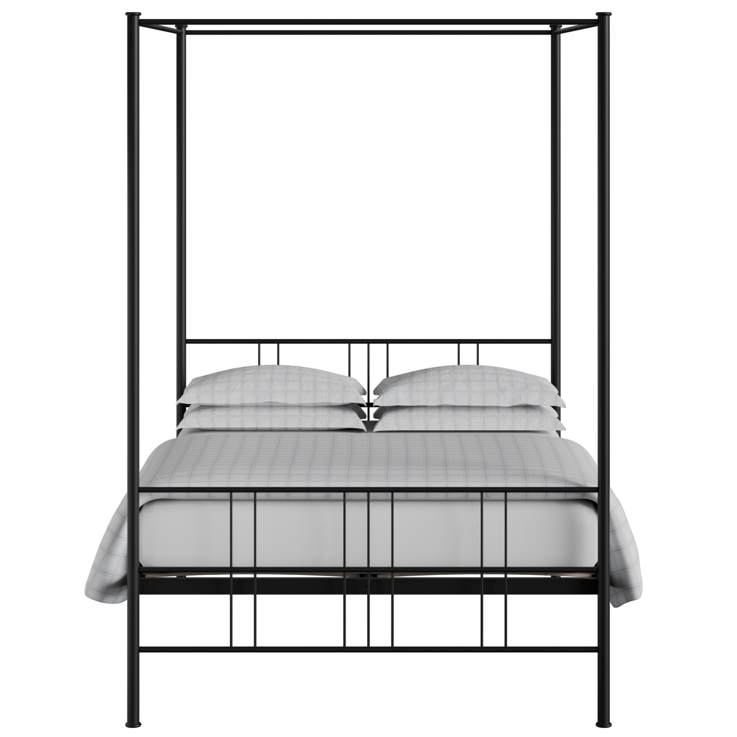 Toulon iron/metal bed in black
