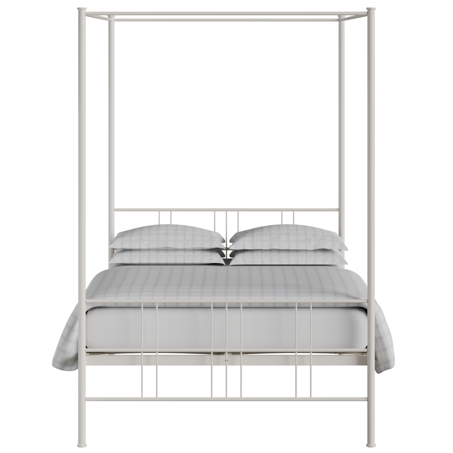 Toulon iron/metal bed in ivory