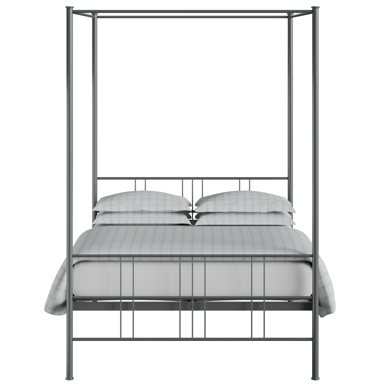 Toulon iron/metal bed in pewter