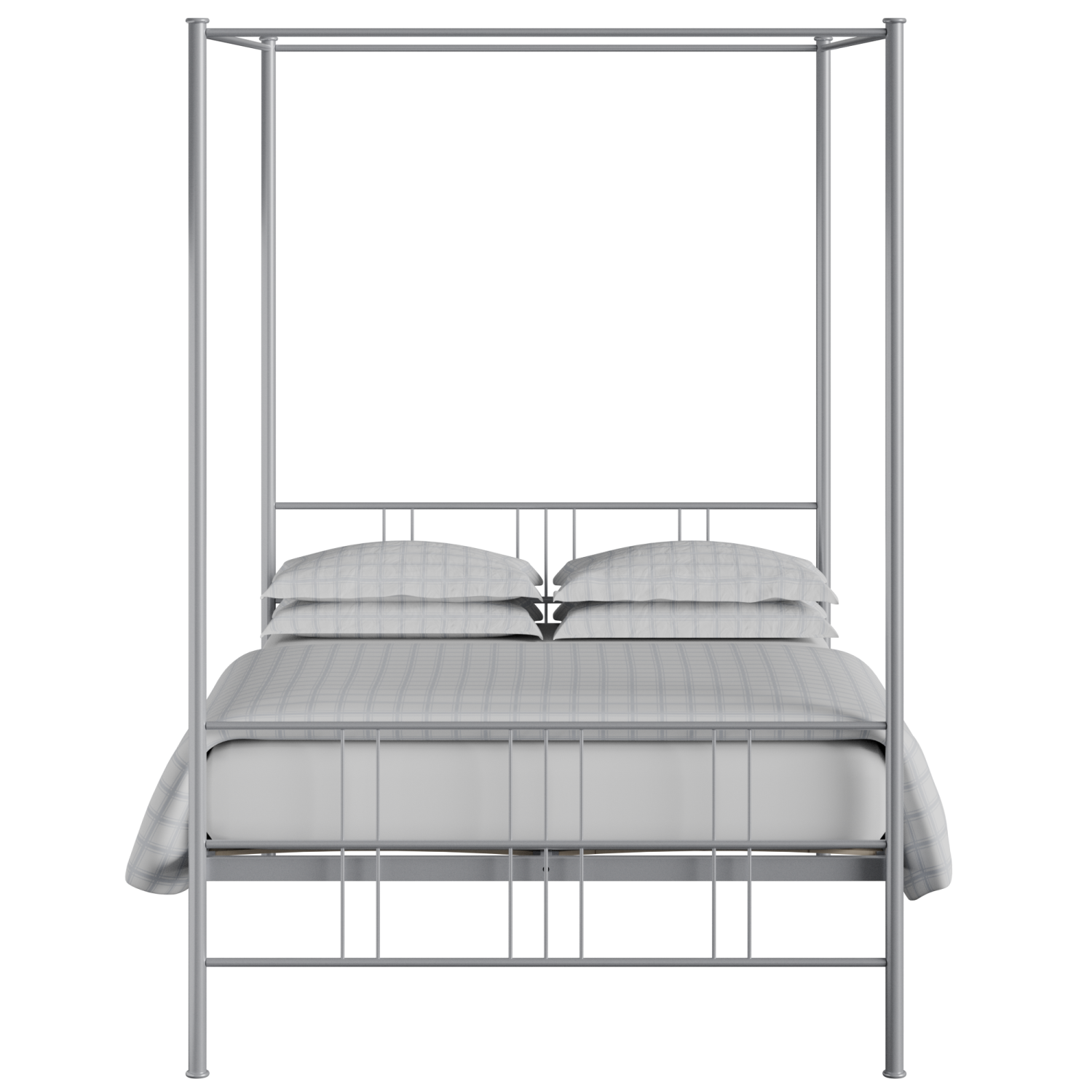 Toulon iron/metal bed in silver