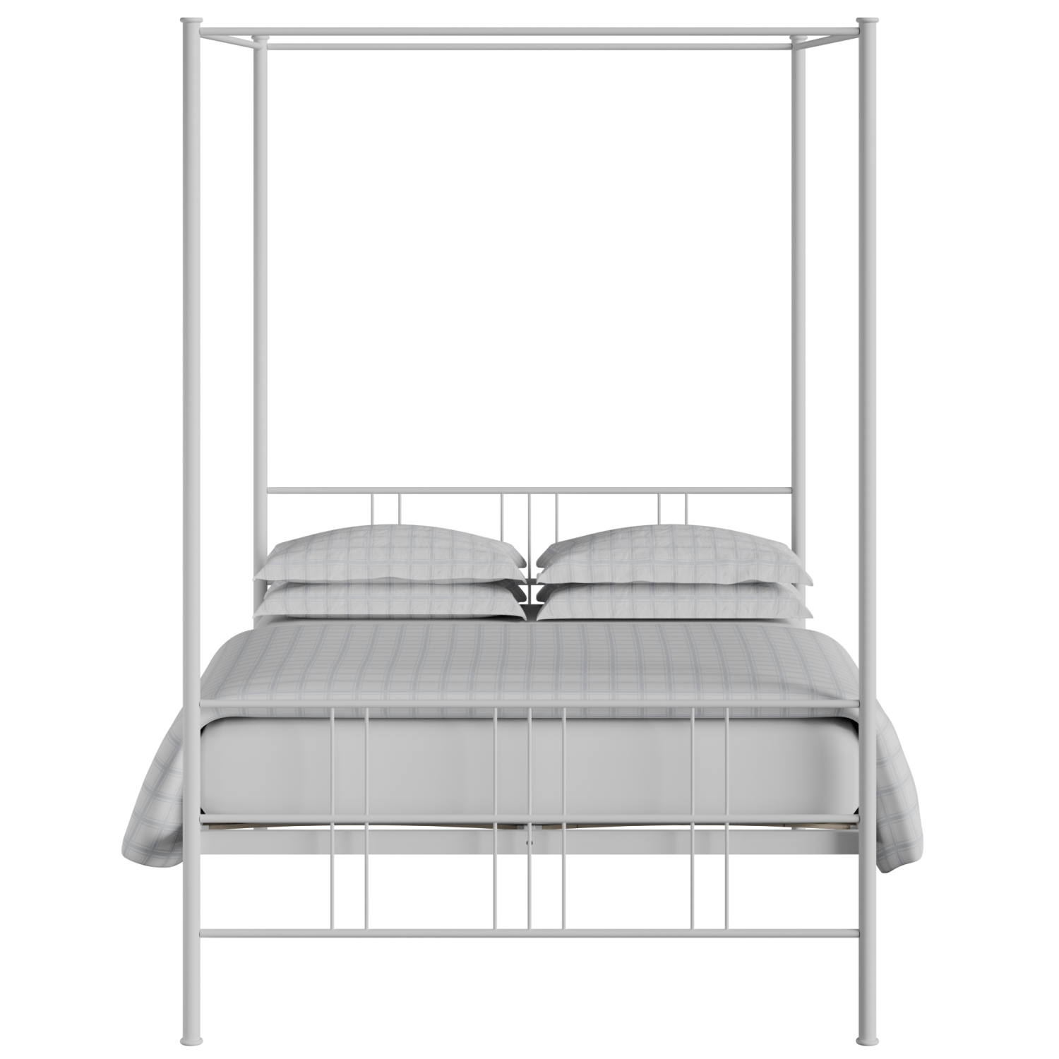 Toulon iron/metal bed in white