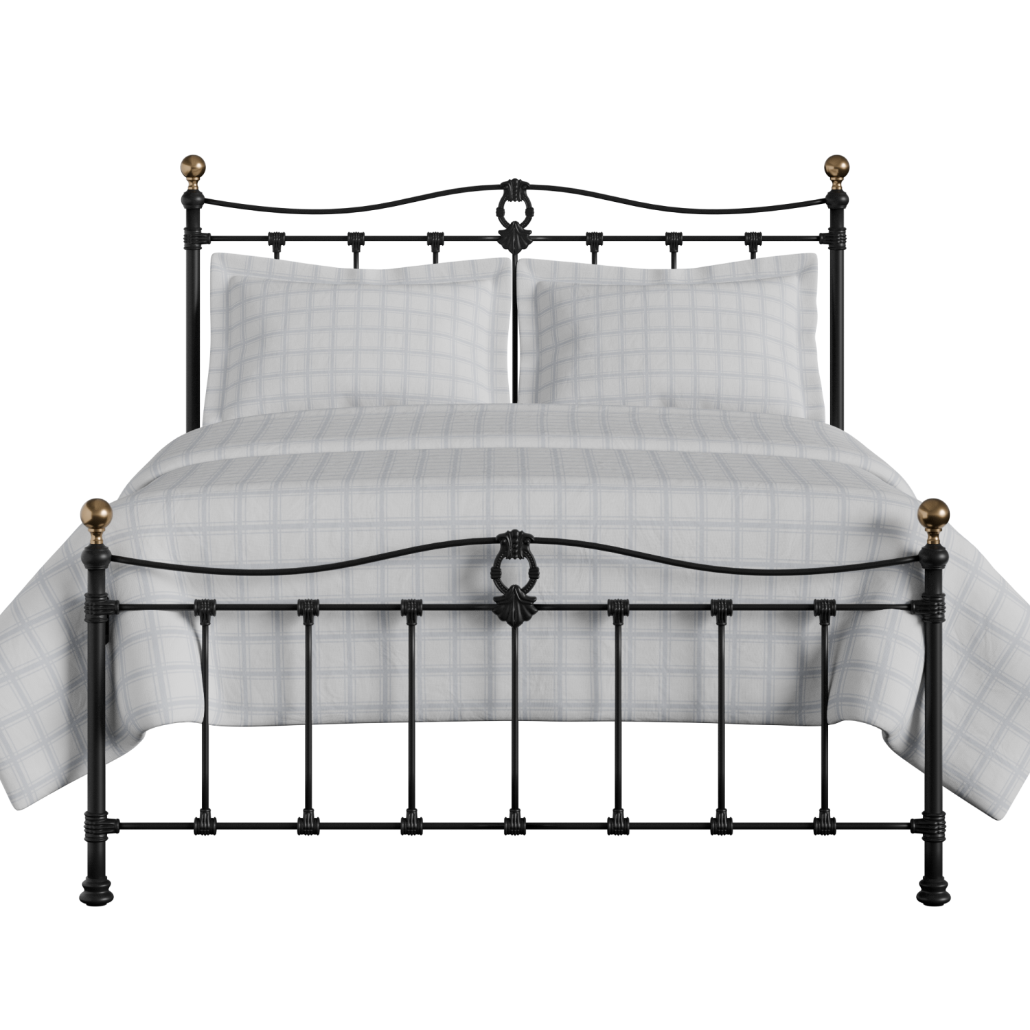 Tulsk Low Footend iron/metal bed in black