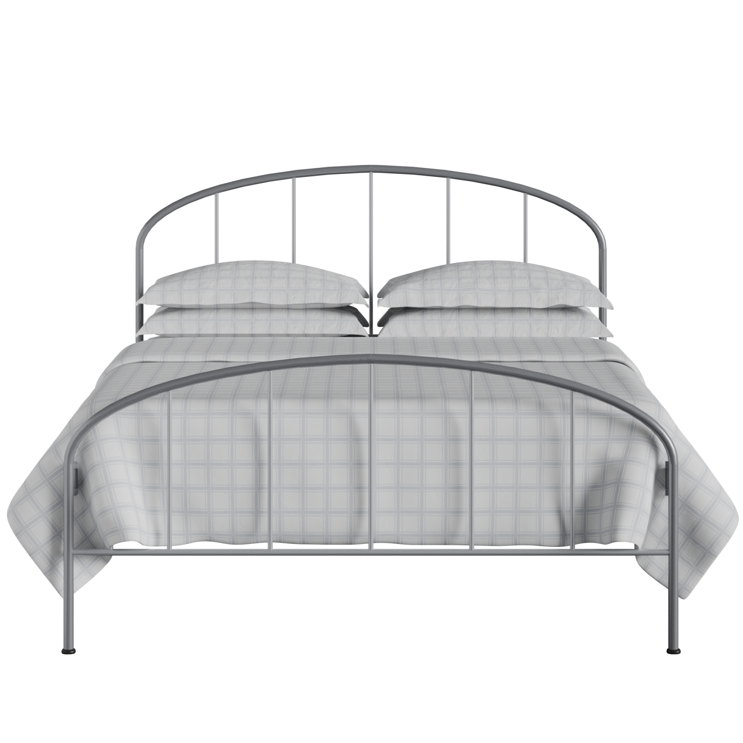 Waldo iron/metal bed in silver