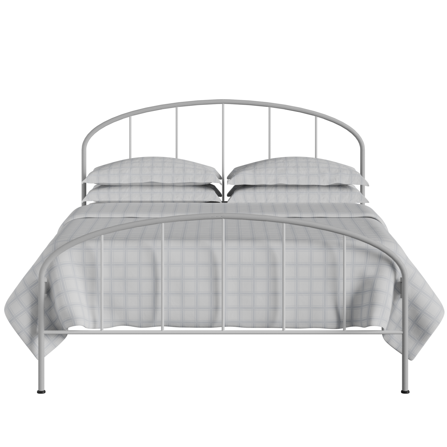 Waldo iron/metal bed in white