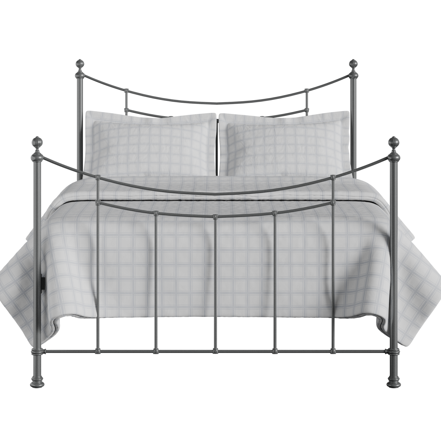 Winchester iron/metal bed in pewter