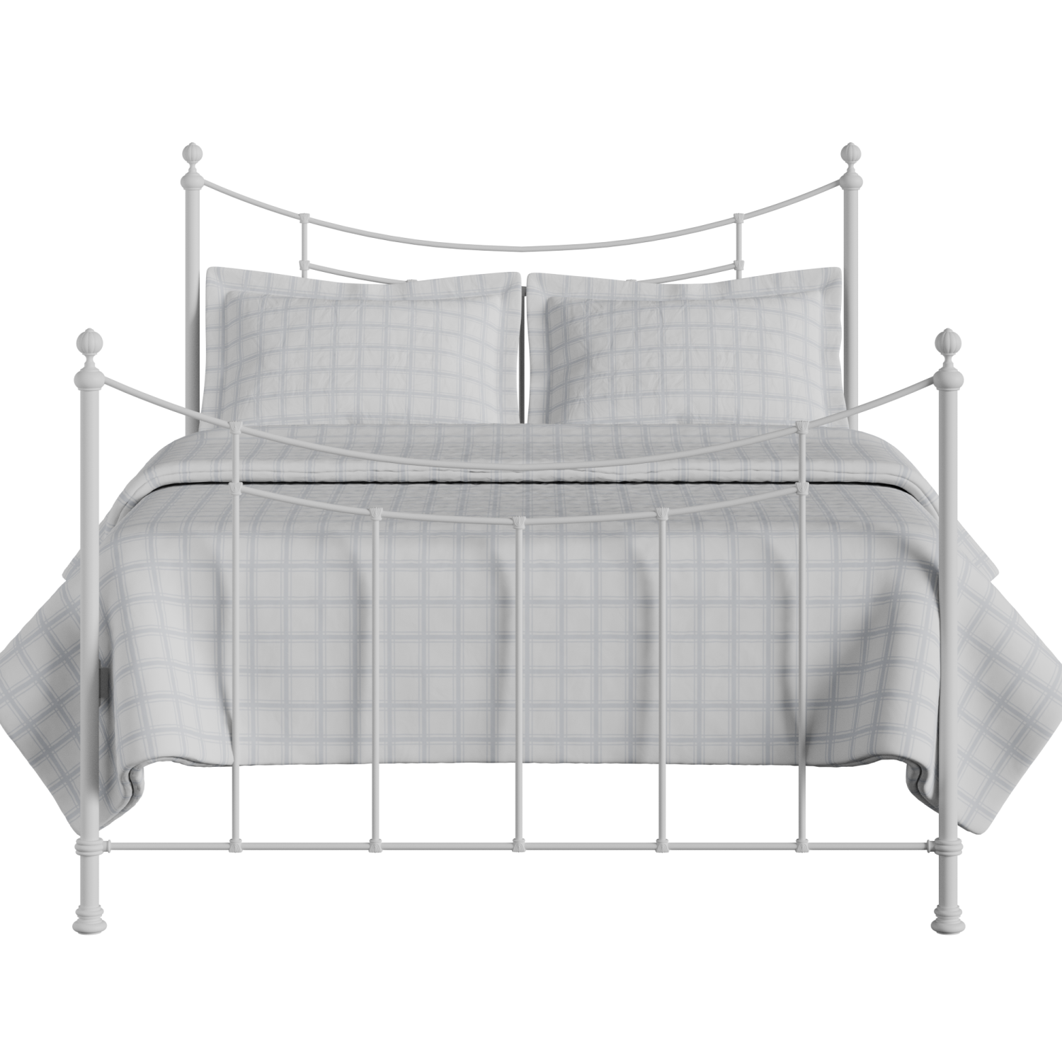 Winchester iron/metal bed in white