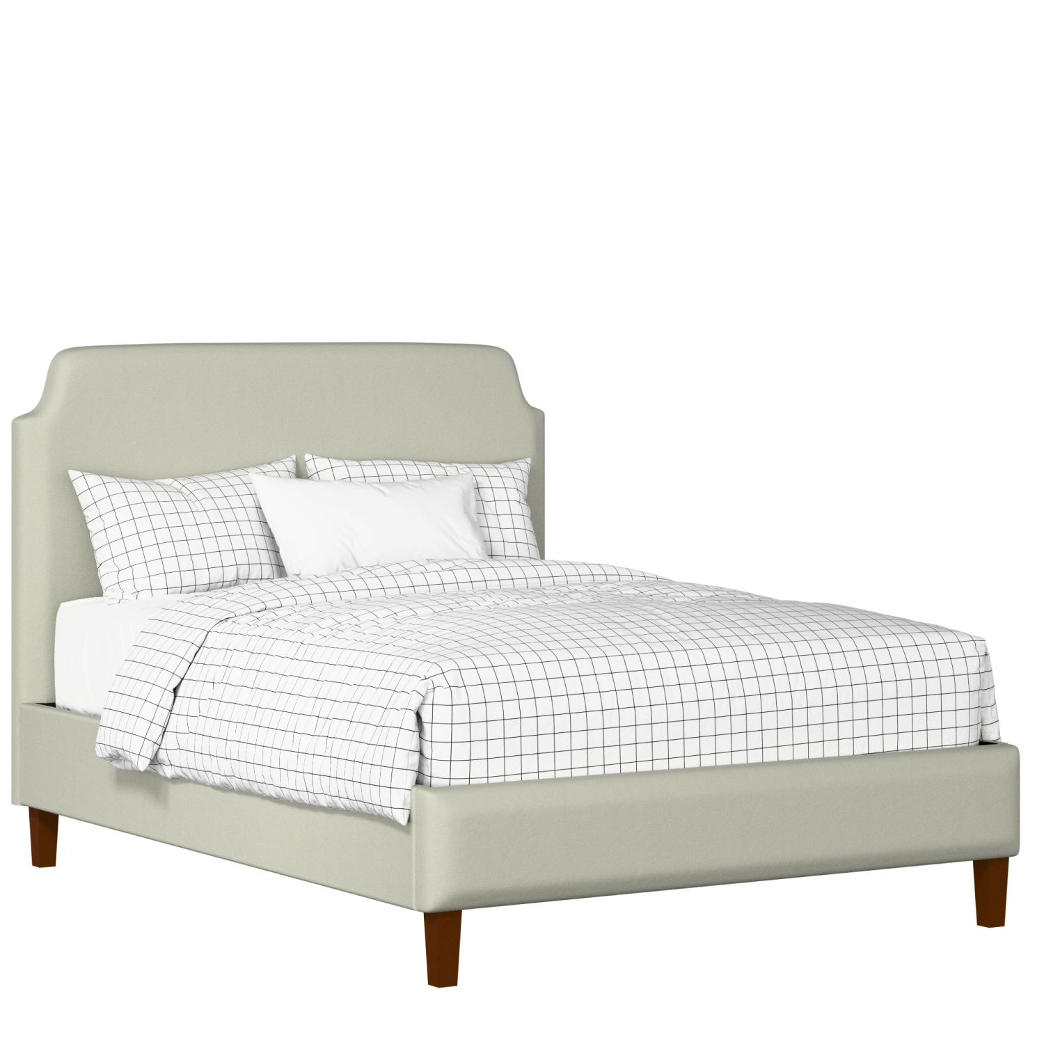 Charing Slim upholstered bed in mineral fabric