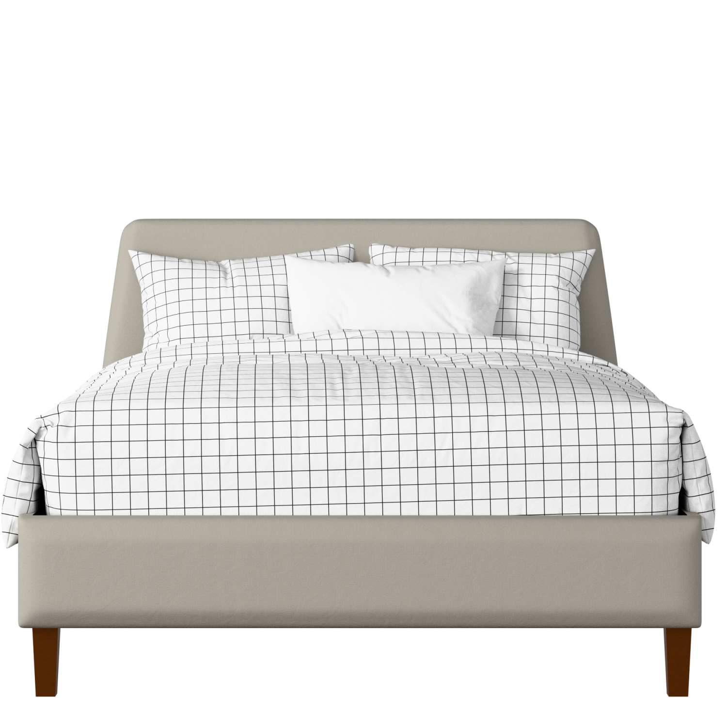 Hanwell Slim upholstered bed in Silver fabric