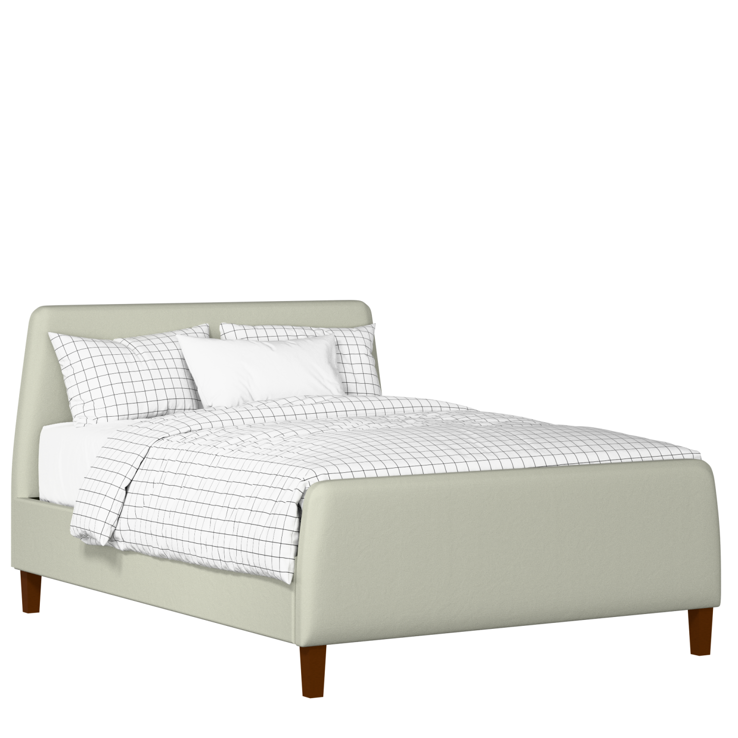Hanwell upholstered bed in mineral fabric