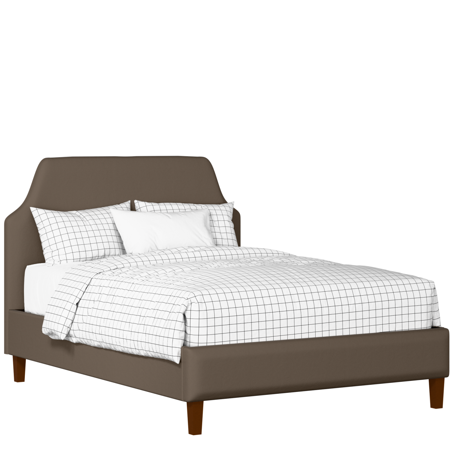 Henley upholstered bed in storm grey fabric