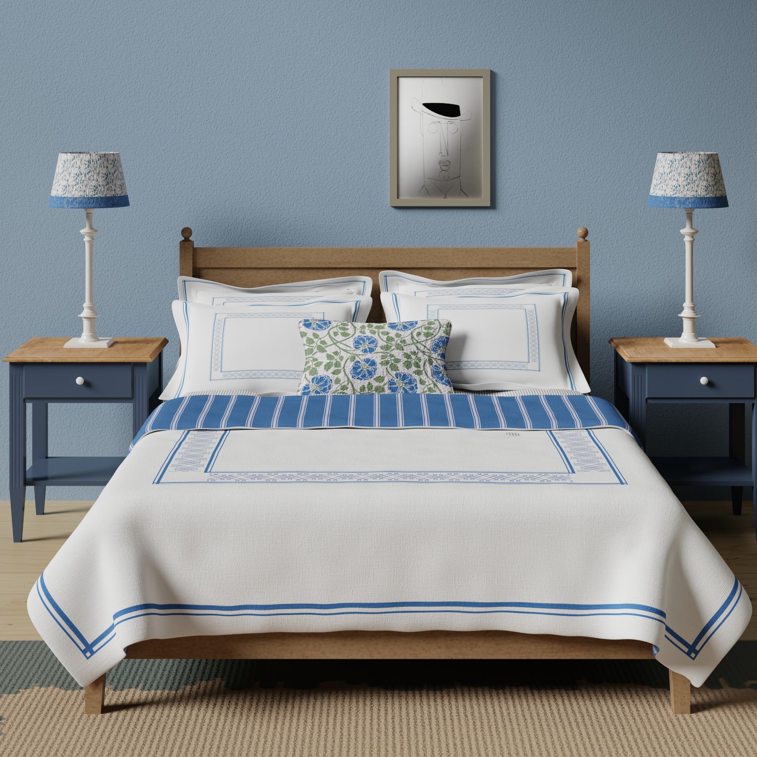 Marbella wooden bed - Image 2