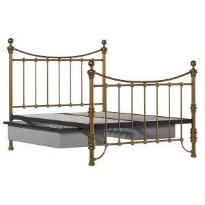 Arran brass bed with drawers - Thumbnail