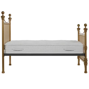 Arran brass bed with Juno mattress - Thumbnail