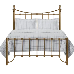 Arran Low Footend brass bed with Juno mattress - Thumbnail