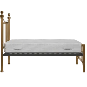 Arran Low Footend brass bed with Juno mattress - Thumbnail