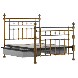 Boyne brass bed with drawers - Thumbnail