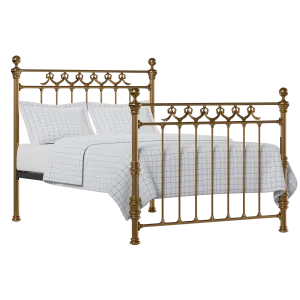 Braemore brass bed with Juno mattress - Thumbnail