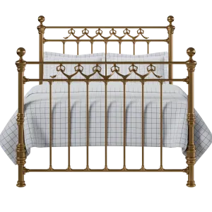 Braemore brass bed with Juno mattress - Thumbnail