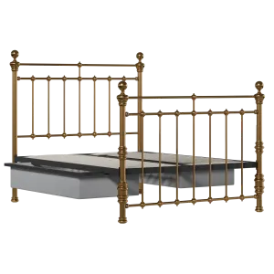 Waterford brass bed with drawers - Thumbnail
