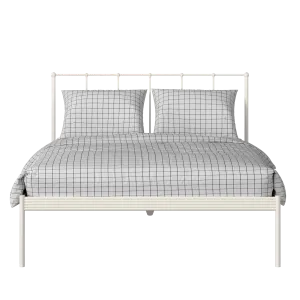 Alwyn iron/metal bed in ivory - Thumbnail
