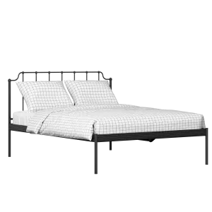 Hackney iron/metal bed in black with Juno mattress - Thumbnail