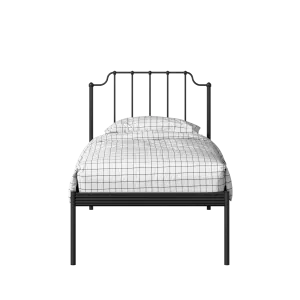 Hackney iron/metal single bed in black - Thumbnail