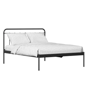 Hampton lit en métal noir avec matelas - Thumbnail