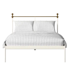 Iver iron/metal bed in ivory - Thumbnail