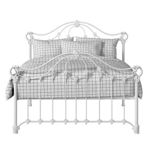 Alva iron/metal bed in white - Thumbnail