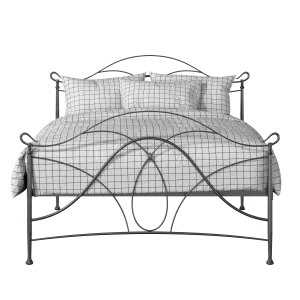 Ardo iron/metal bed in pewter - Thumbnail