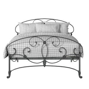 Arigna iron/metal bed in pewter - Thumbnail