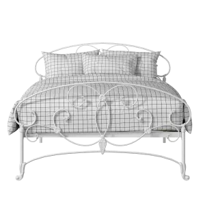 Arigna iron/metal bed in white - Thumbnail