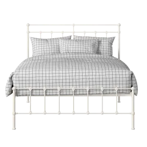 Ashley iron/metal bed in ivory - Thumbnail