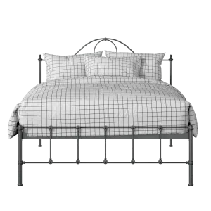 Athena iron/metal bed in pewter - Thumbnail