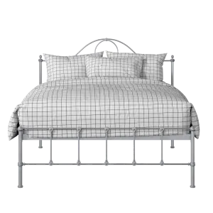 Athena iron/metal bed in silver - Thumbnail