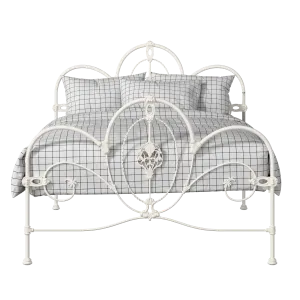 Ballina iron/metal bed in ivory - Thumbnail