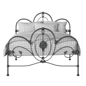Ballina iron/metal bed in pewter - Thumbnail