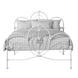 Ballina iron/metal bed in white - Thumbnail