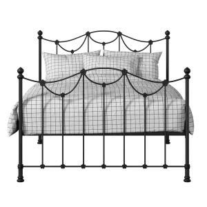 Carie ijzeren bed in zwart - Thumbnail