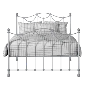 Carie iron/metal bed in silver - Thumbnail