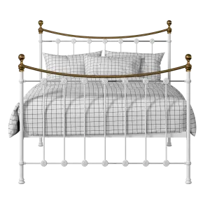 Carrick letto in ferro bianco - Thumbnail