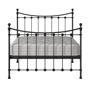 Carrick Solo iron/metal bed in black with Juno mattress - Thumbnail