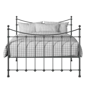 Chatsworth iron/metal bed in pewter - Thumbnail