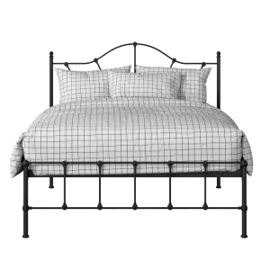 Claudia iron/metal bed in black - Thumbnail