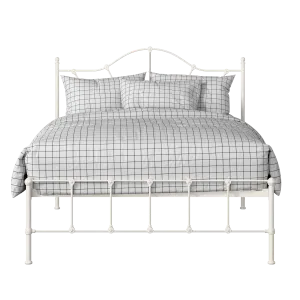 Claudia iron/metal bed in ivory - Thumbnail